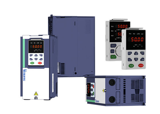 VFD500 with optional LCD keypad and dual display keypad for easy operation