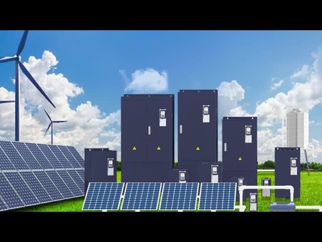 13A 5.5KW MPPT VFD Solar Pump Inverter GPRS IP20 380V LED LCD