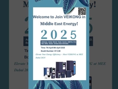 Join VEIKONG in MEE to experience efficient hybrid solar pump inverter !