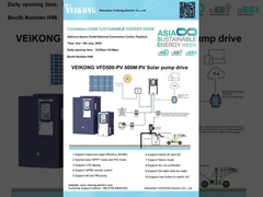 Welcome to VEIKONG Thailand Exhibition in H46 for better Solar VFD solutions 
