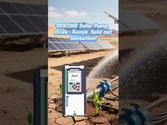 3-Phase Solar Pump Inverter with 99% MPPT Efficiency, Auto Operation, and LCD Status Monitor