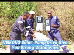 VEIKONG Solar Pump Inverter Bring You Strong Water Flow
