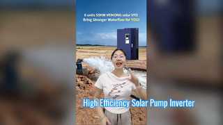 VEIKONG 55 kW Solar Pump Inverter | On‑Site Field Application