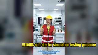 VEIKONG energy saving bypass contactor soft starter simulation testing guidance 